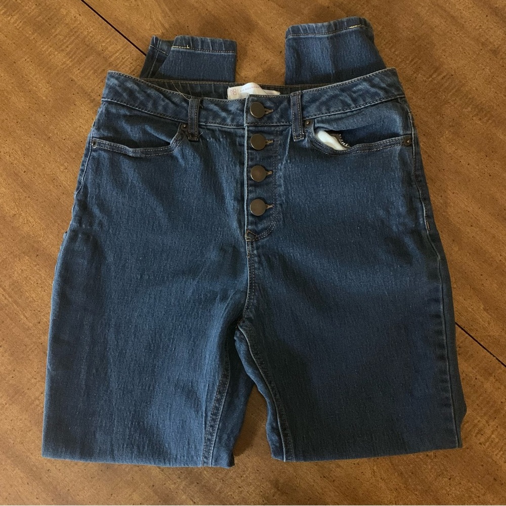 No Boundaries High-Waisted Blue Denim Jeans